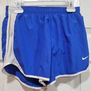 Nike Kid’s Royal Blue Athletic Shorts with White Trim, Size L